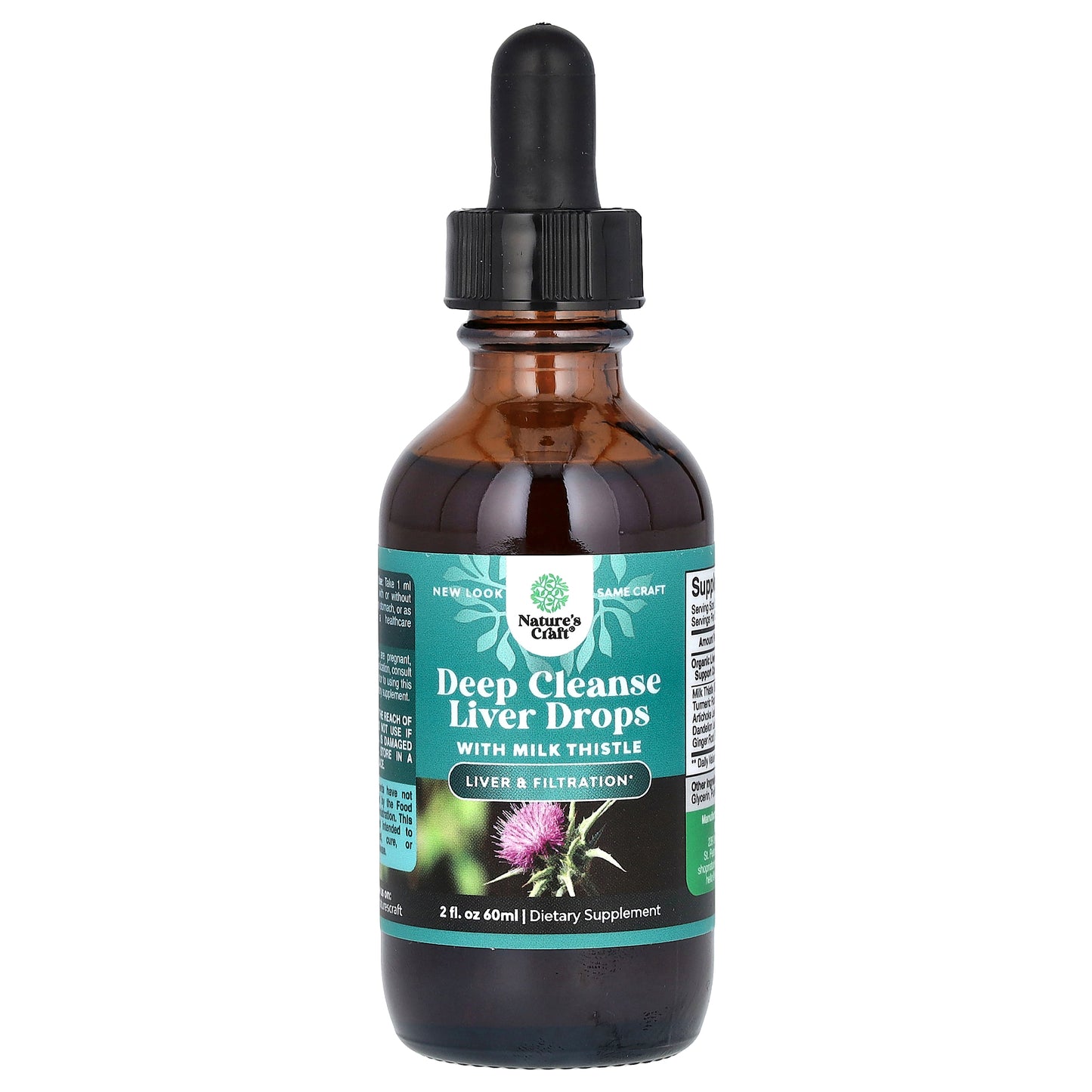 Nature's Craft, Deep Cleanse Liver Drops with Milk Thistle, 2 fl oz (60 ml)