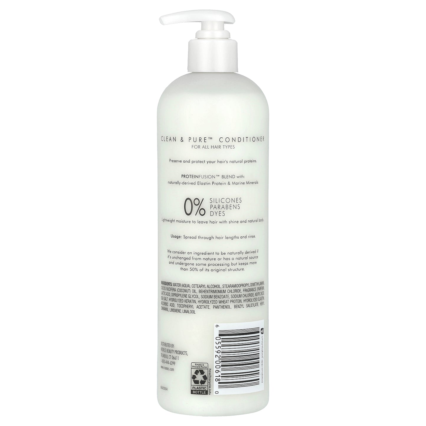 Nexxus, Clean & Pure™, Nourishing Detox Conditioner, All Hair Types, 16.5 fl oz (488 ml)