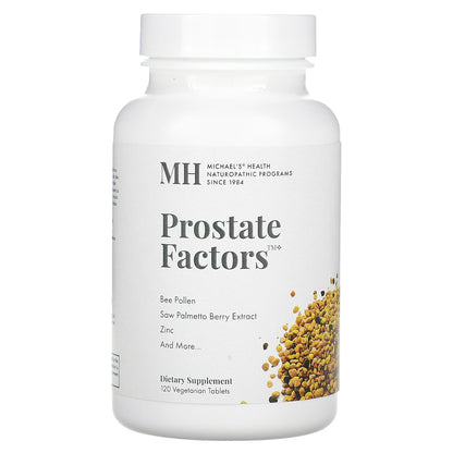 Michael's Health, Prostate Factors, 120 Vegetarian Tablets
