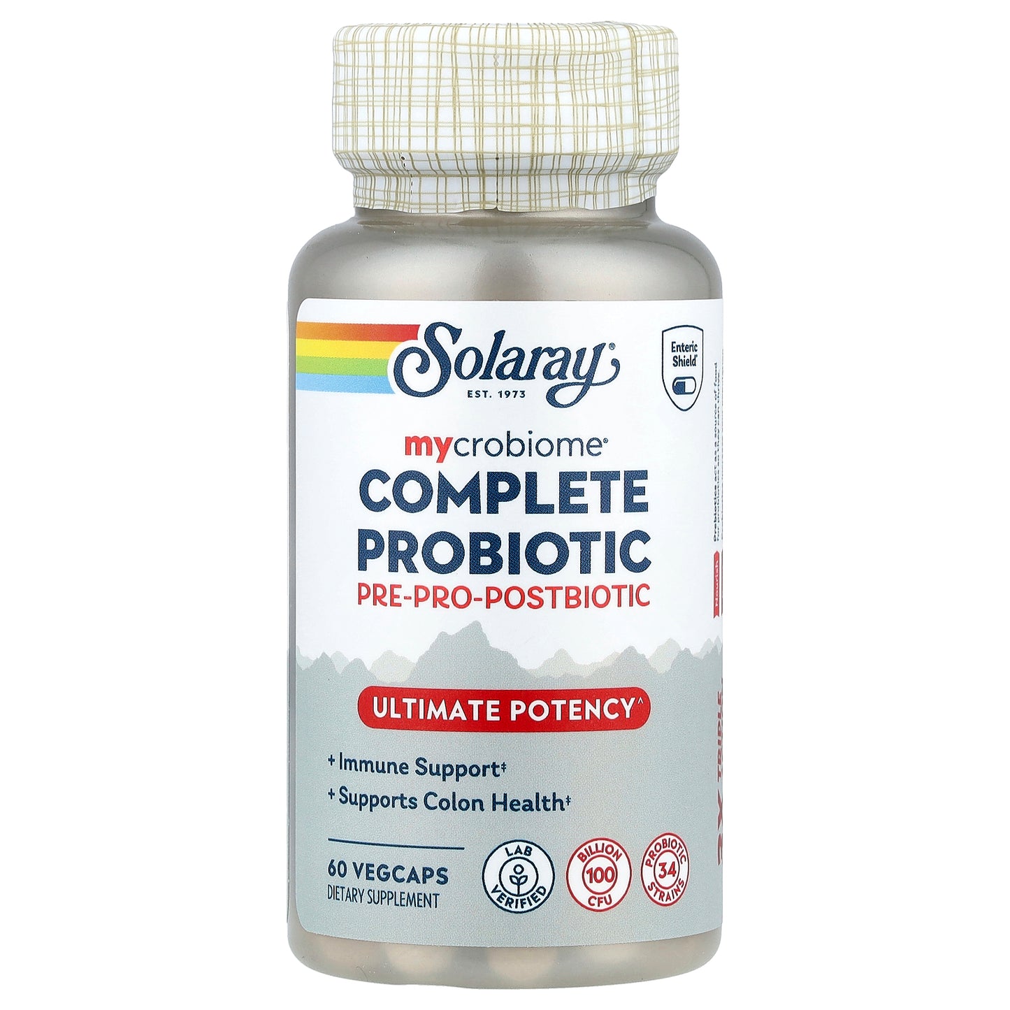Solaray, Mycrobiome®, Complete Probiotic, Ultimate Potency, 60 VegCaps