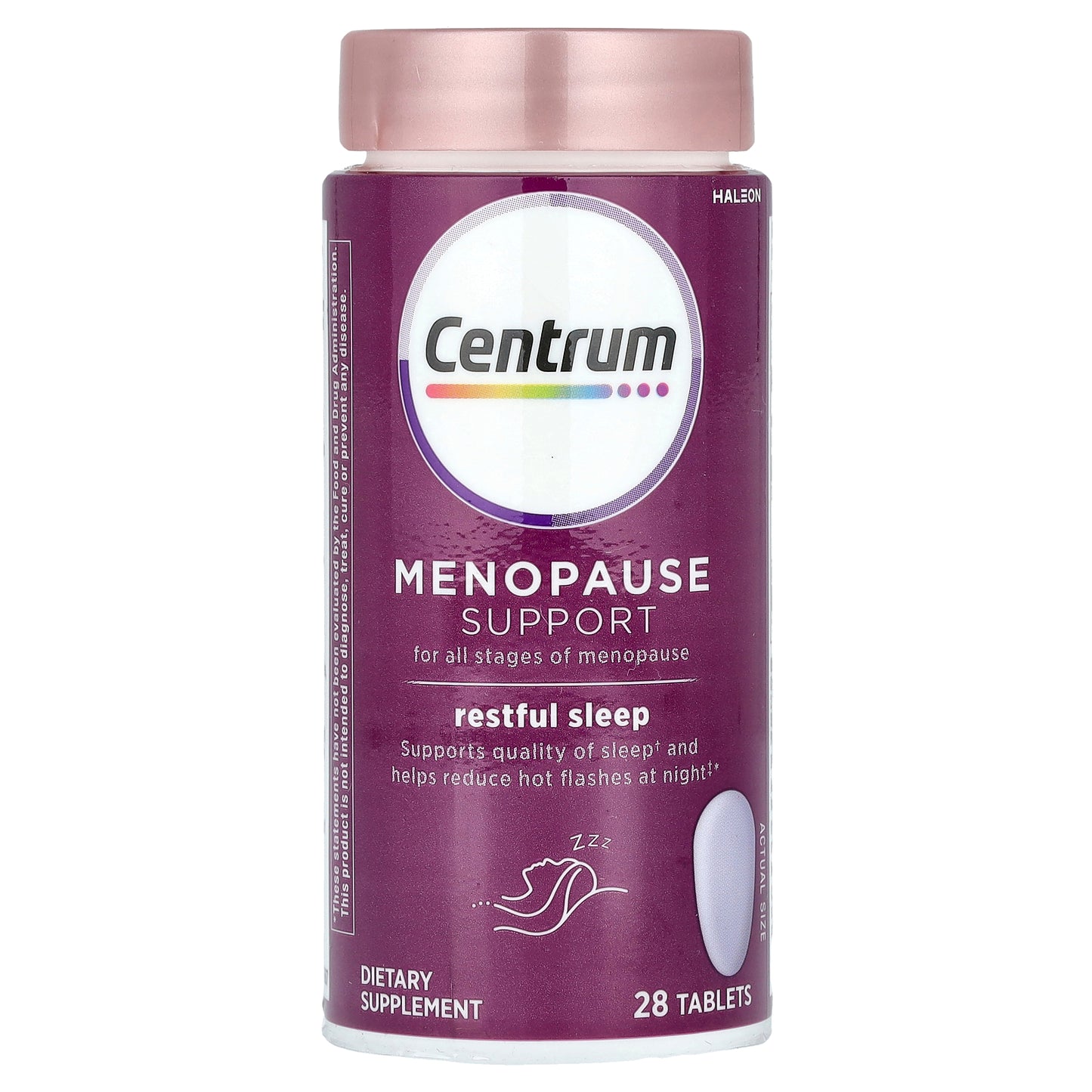 Centrum, Menopause Support, Restful Sleep, 28 Tablets