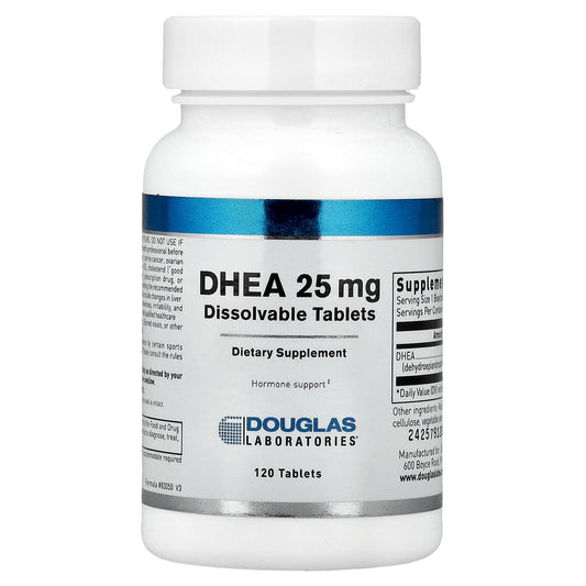 Douglas Laboratories, DHEA, 25 mg, 120 Tablets