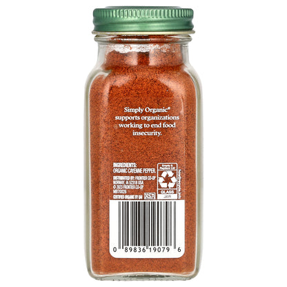 Simply Organic, Cayenne, 2.5 oz (71 g)