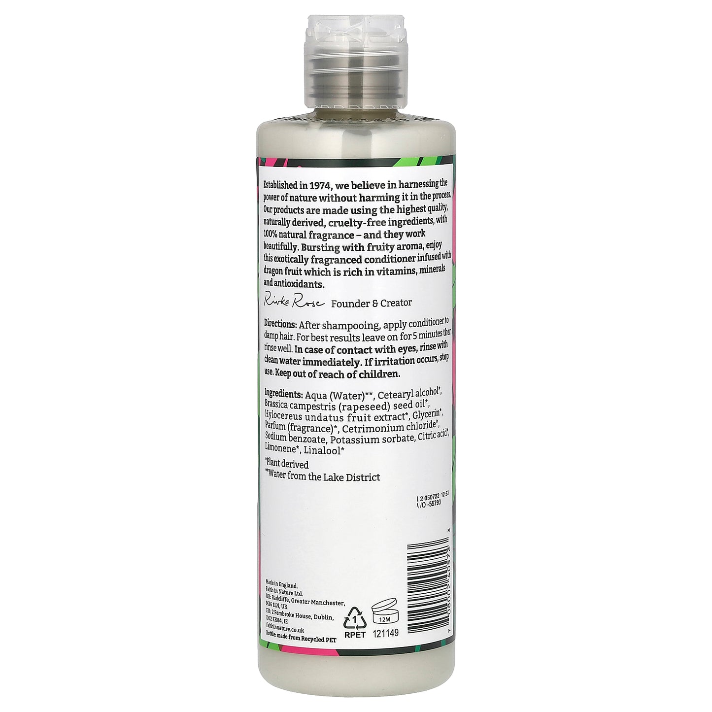 Faith in Nature, Conditioner, Dragon Fruit, 13.5 fl oz (400 ml)