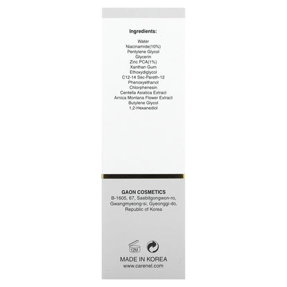 Care:Nel, Niacinamide Zinc Serum, 1 fl oz (30 ml)