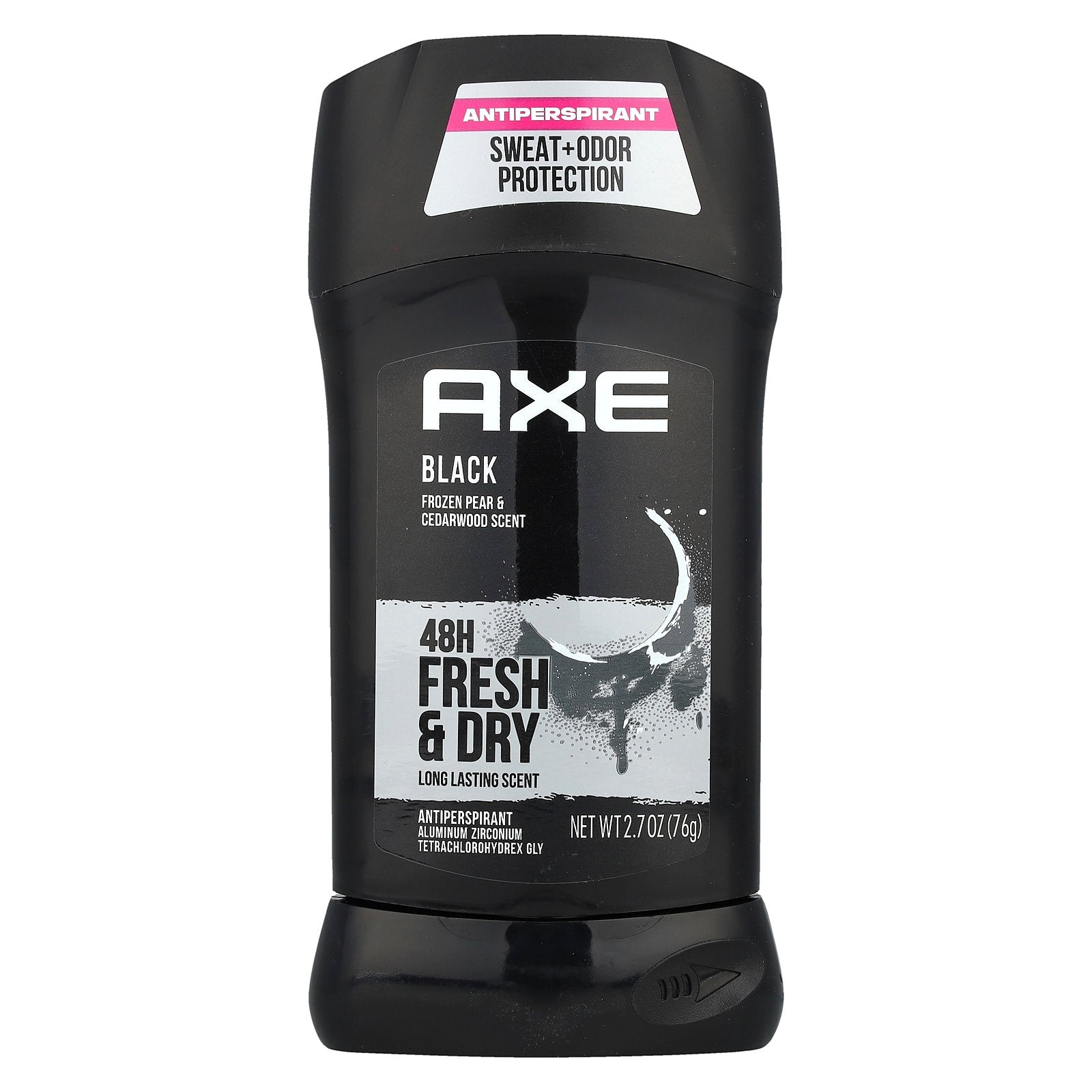 AXE, 48H  Fresh & Dry, Antiperspirant, Black, Frozen Pear & Cedarwood, 2.7 oz (76 g)