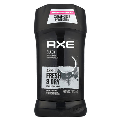 AXE, 48H  Fresh & Dry, Antiperspirant, Black, Frozen Pear & Cedarwood, 2.7 oz (76 g)