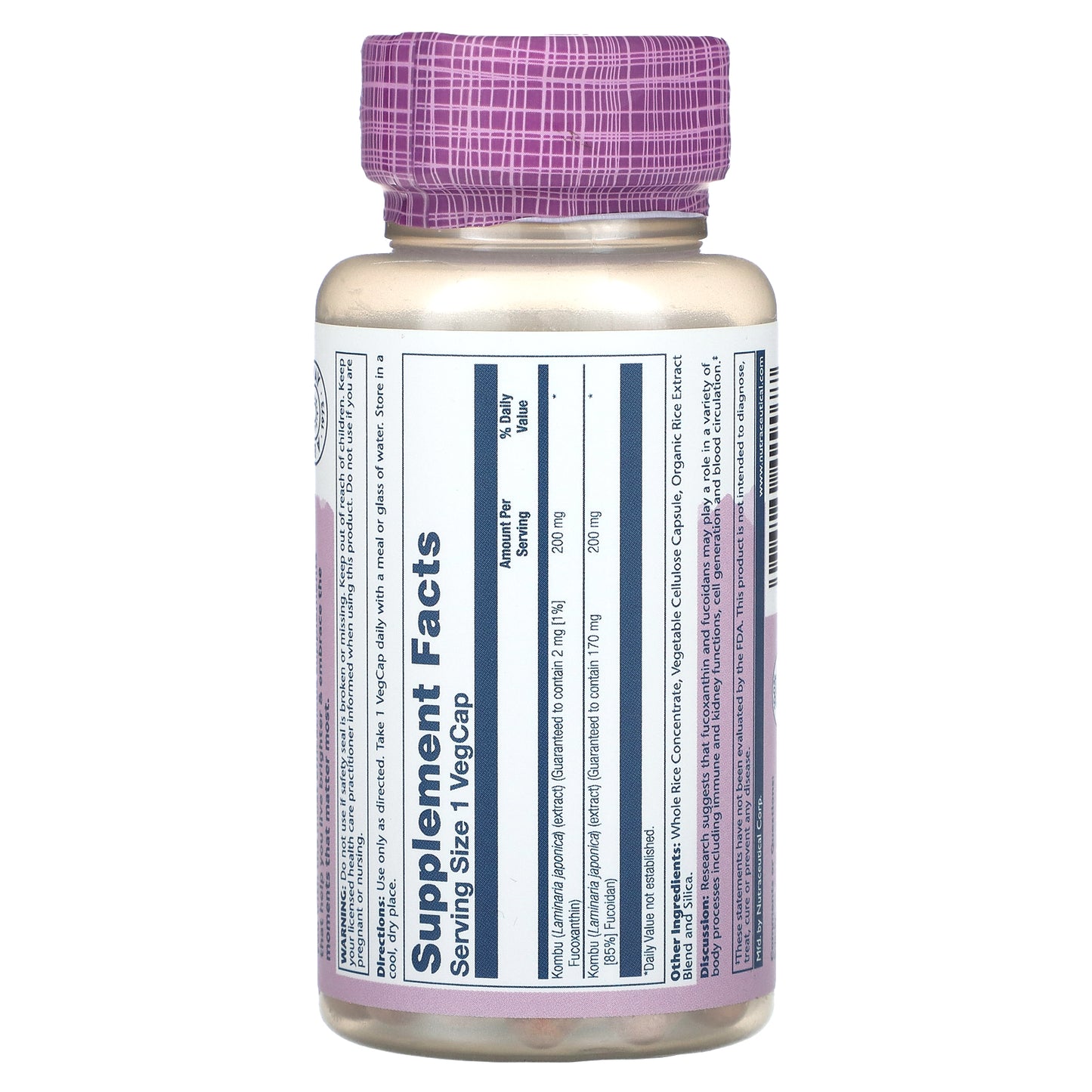 Solaray, Vital Extracts, Kombu, 30 VegCaps