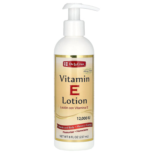 De La Cruz, Vitamin E Lotion, 12,000 IU, 8 fl oz (237 ml)