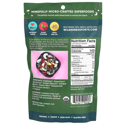 Wilderness Poets, Wild Mix, Abundance Trail Mix, 8 oz (226 g)