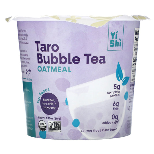 Yishi, Oatmeal, Taro Bubble Tea , 1.76 oz (50 g)