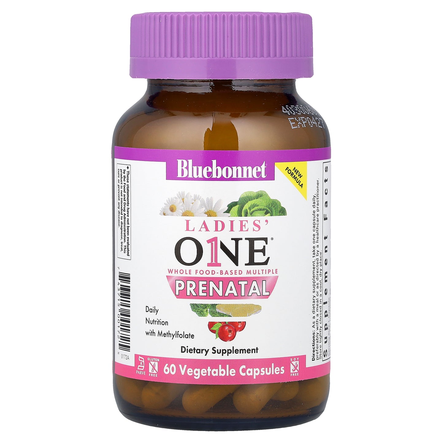Bluebonnet Nutrition, Ladies' One®, Prenatal, 60 Vegetable Capsules