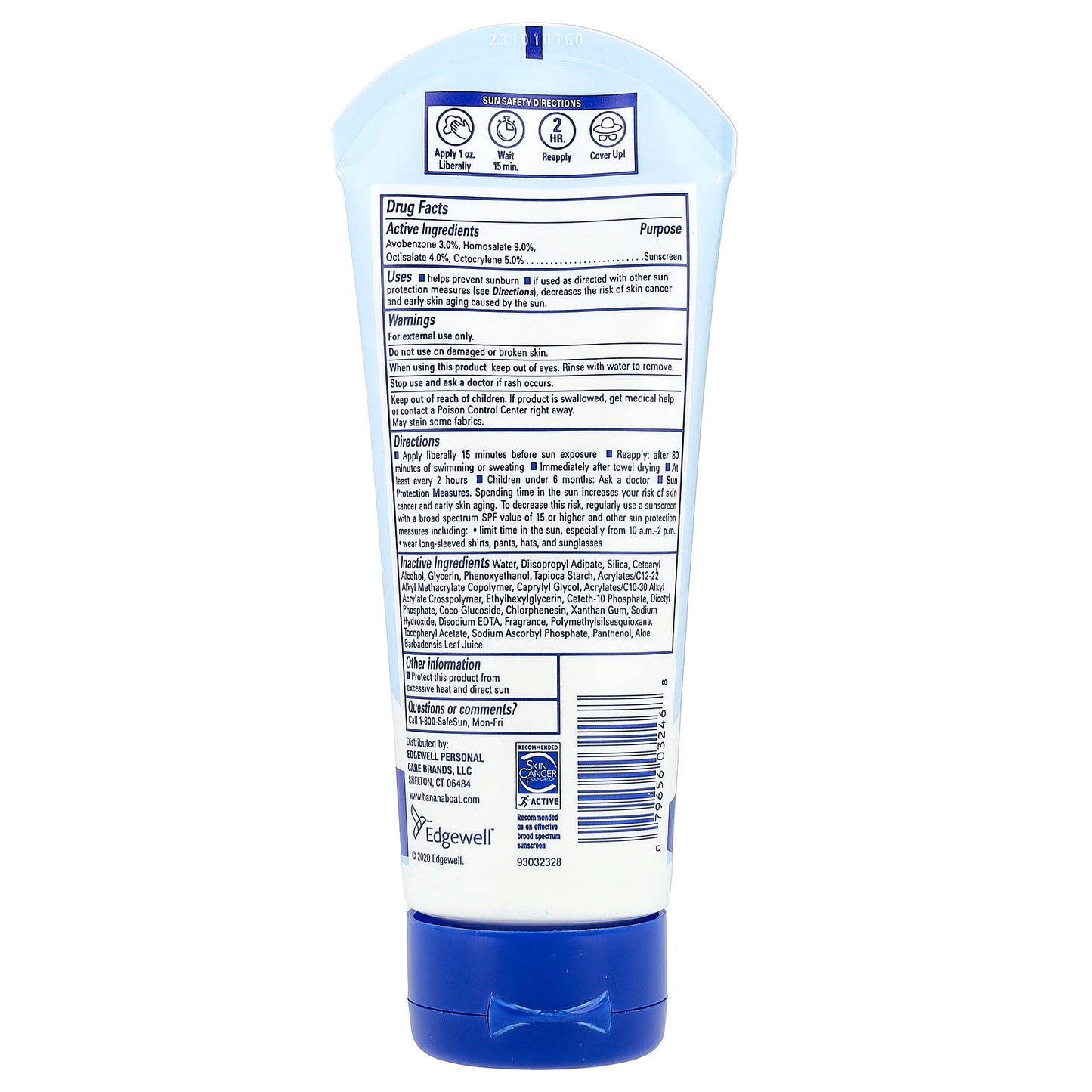 Banana Boat, Light As Air, Sunscreen Lotion, SPF 50+, 6 fl oz (177 ml)