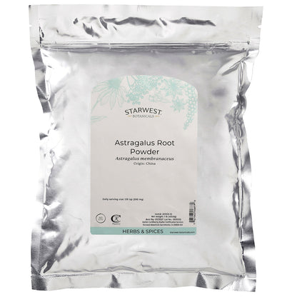 Starwest Botanicals, Astragalus Root Powder, 1 lb (453.6 g)
