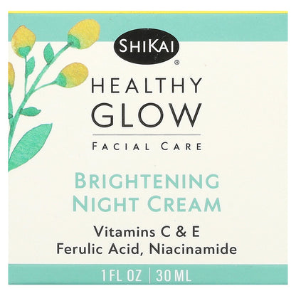 Shikai, Healthy Glow, Brightening Night Cream, 1 fl oz (30 ml)