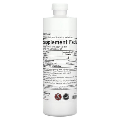 Kirkman Labs, DMG Liquid, Natural Raspberry, 16 fl oz (473 ml)