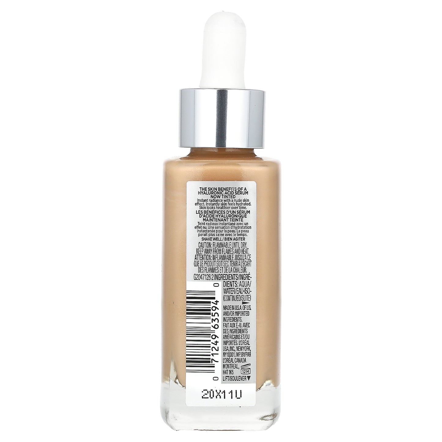 L'Oréal, True Match, Nude, Hyaluronic Tinted Serum, 4-5 Medium, 1 fl oz (30 ml)