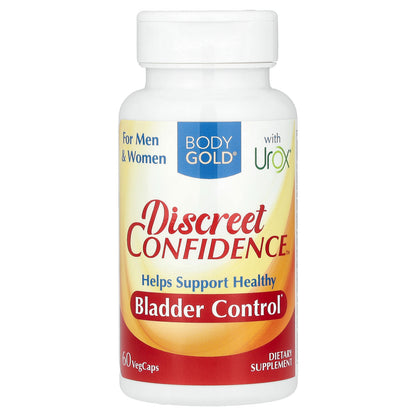 BodyGold, Discreet Confidence™, For Men & Women, 60 VegCaps