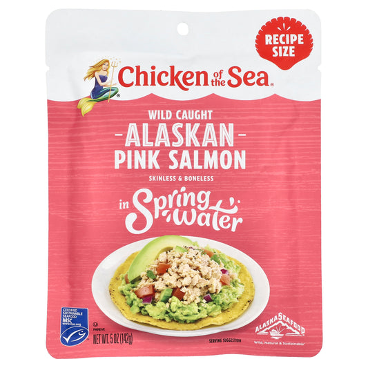 Chicken of the Sea, Wild Caught Alaskan Pink Salmon in Spring Water, 5 oz (142 g)