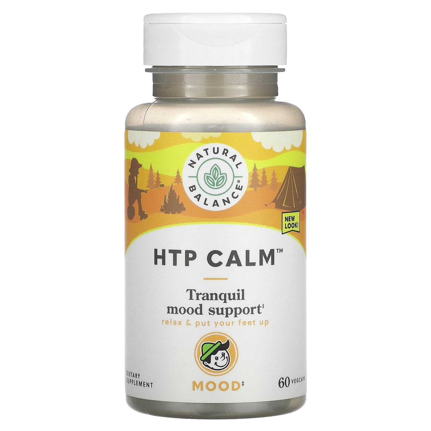 Natural Balance, HTP Calm, 60 VegCaps