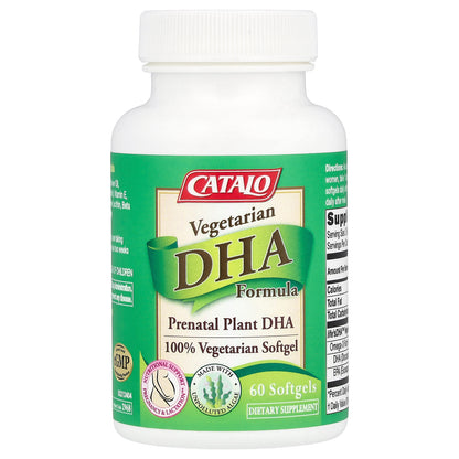 CATALO, Vegetarian DHA Formula, 60 Softgels