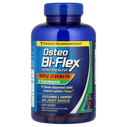 Osteo Bi-Flex, Joint Health + Turmeric, Triple Strength, 120 Coated Tablets
