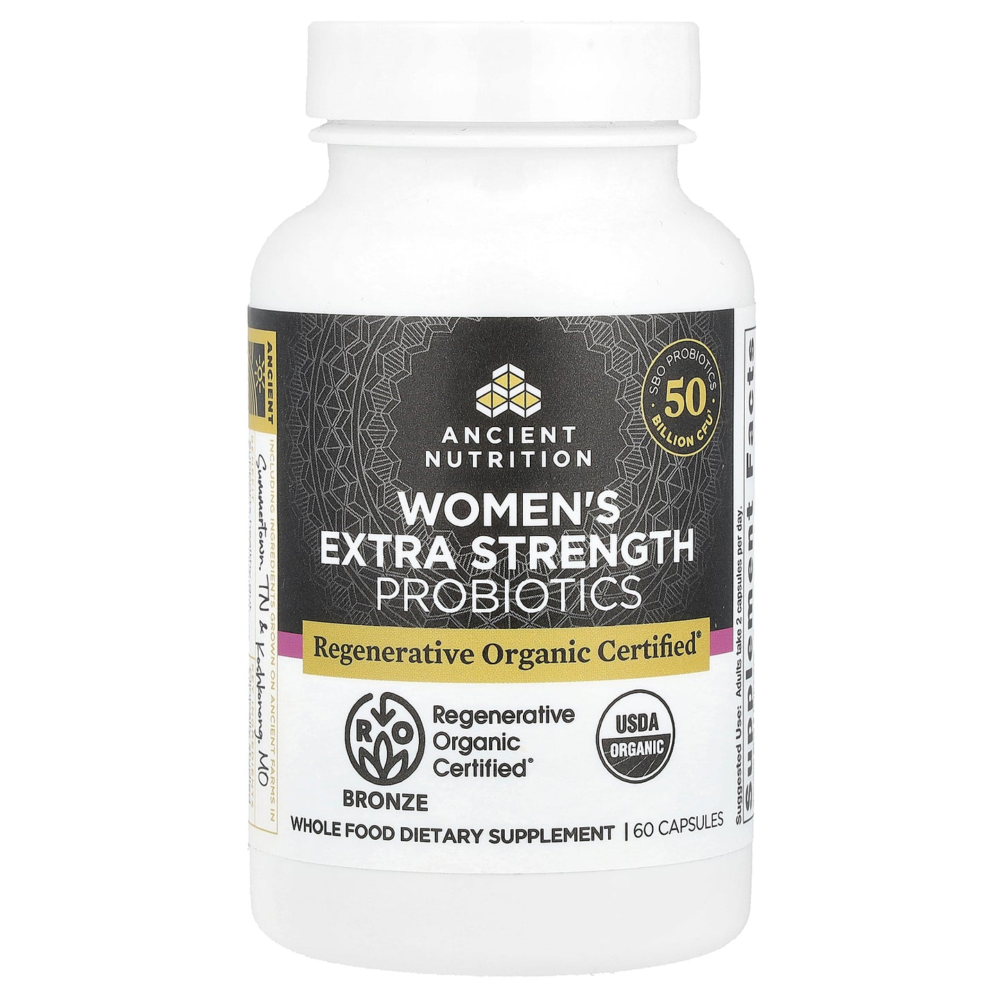 Ancient Nutrition, Women's Probiotics, 60 Capsules