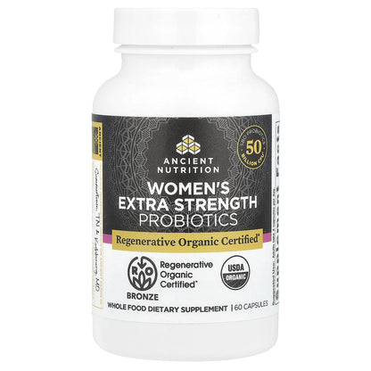 Ancient Nutrition, Women's Probiotics, 60 Capsules