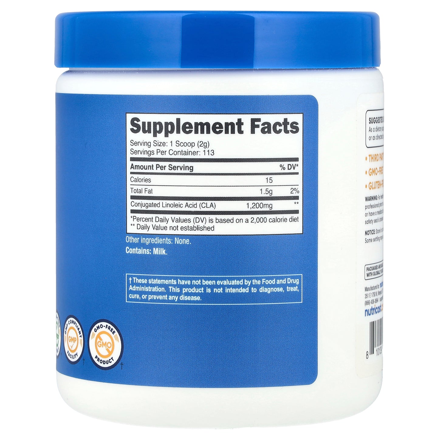 Nutricost, CLA, Unflavored, 8.1 oz (227 g)