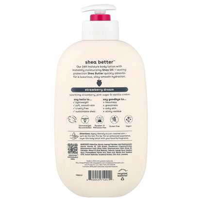 EOS, Shea Better™, 24H Moisture Body Lotion, Strawberry Dream, 16 fl oz (473 ml)