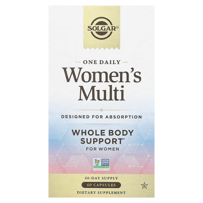 Solgar, One Daily Women's Multi, 60 Capsules