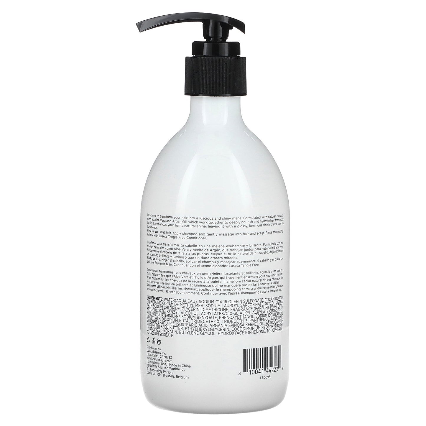 Luseta Beauty, Tangle Free Shampoo, For All Hair Types, 16.9 fl oz (500 ml)