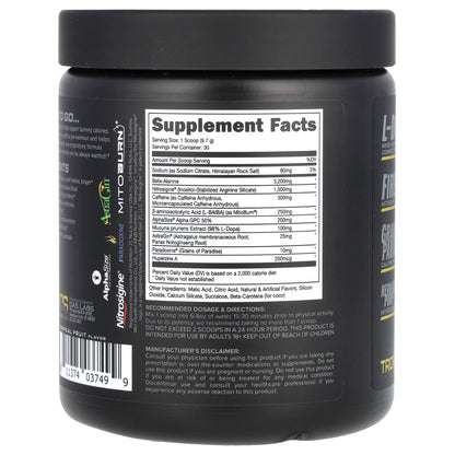 Bucked Up, LFG Burn, Pre-Workout, Tropical , 10.26 oz (291 g)