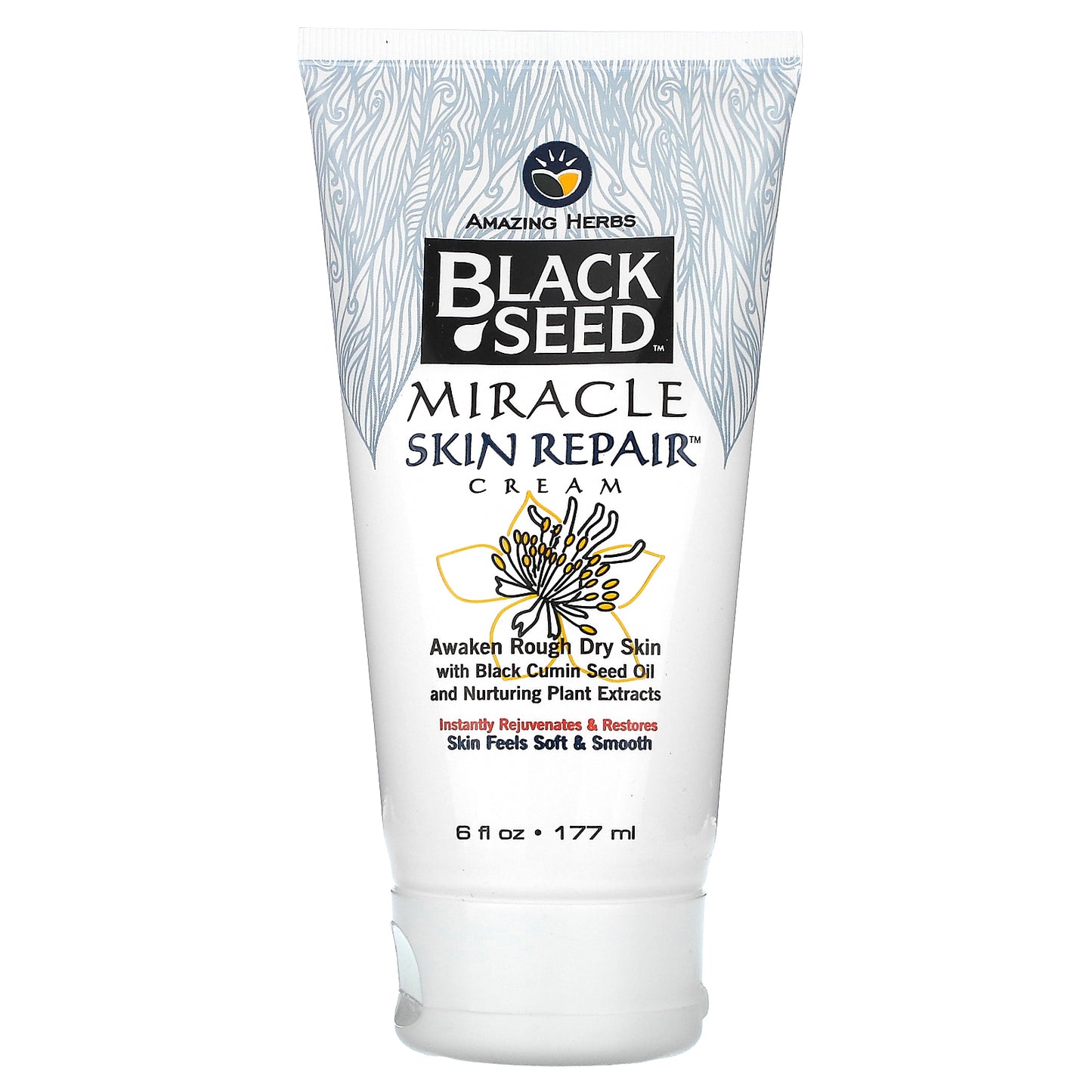 Amazing Herbs, Black Seed Miracle Skin Repair™ Cream, 6 fl oz (177 ml)