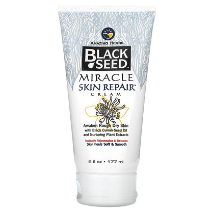 Amazing Herbs, Black Seed Miracle Skin Repair™ Cream, 6 fl oz (177 ml)