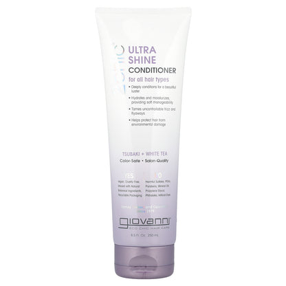 Giovanni, 2chic®, Ultra Shine Conditioner, For All Hair Types, Tsubaki +White Tea, 8.5 fl oz (250 ml)