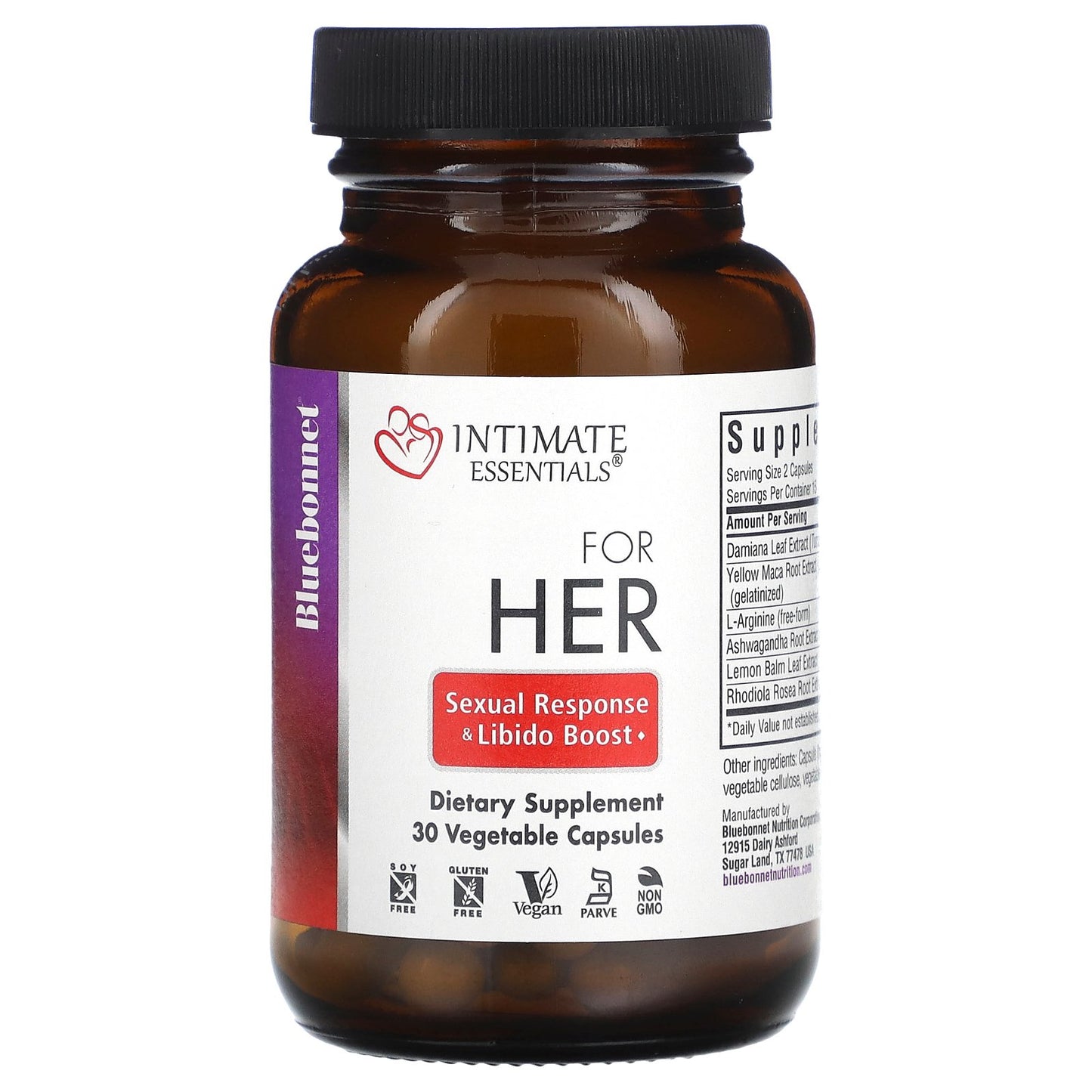 Bluebonnet Nutrition, Intimate Essentials, For Her, 30 Vegetable Capsules