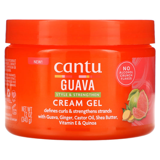 Cantu, Guava Style & Strengthen, Cream Gel, 12 oz (340 g)