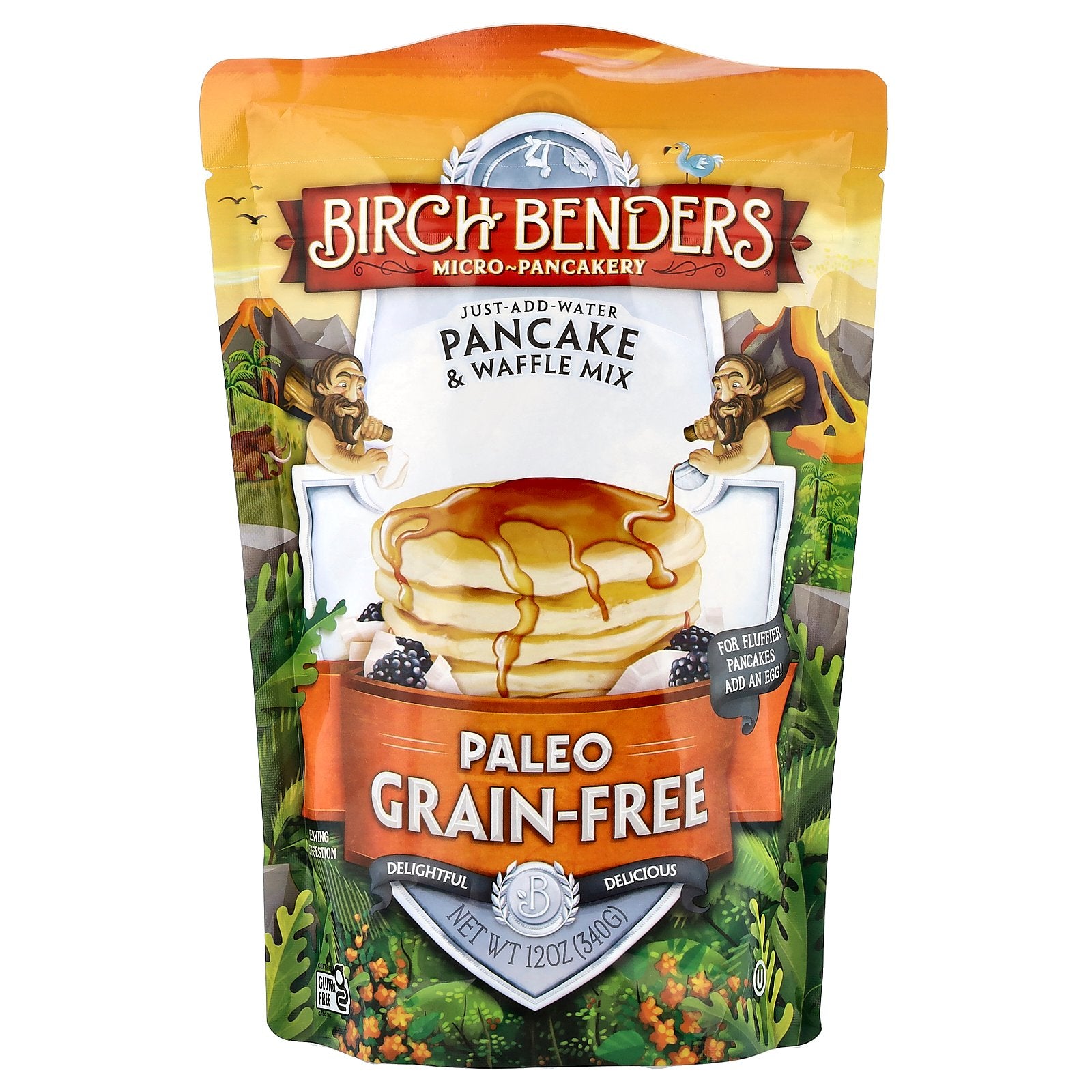 Birch Benders, Pancake & Waffle Mix, Paleo, 12 oz (340 g)