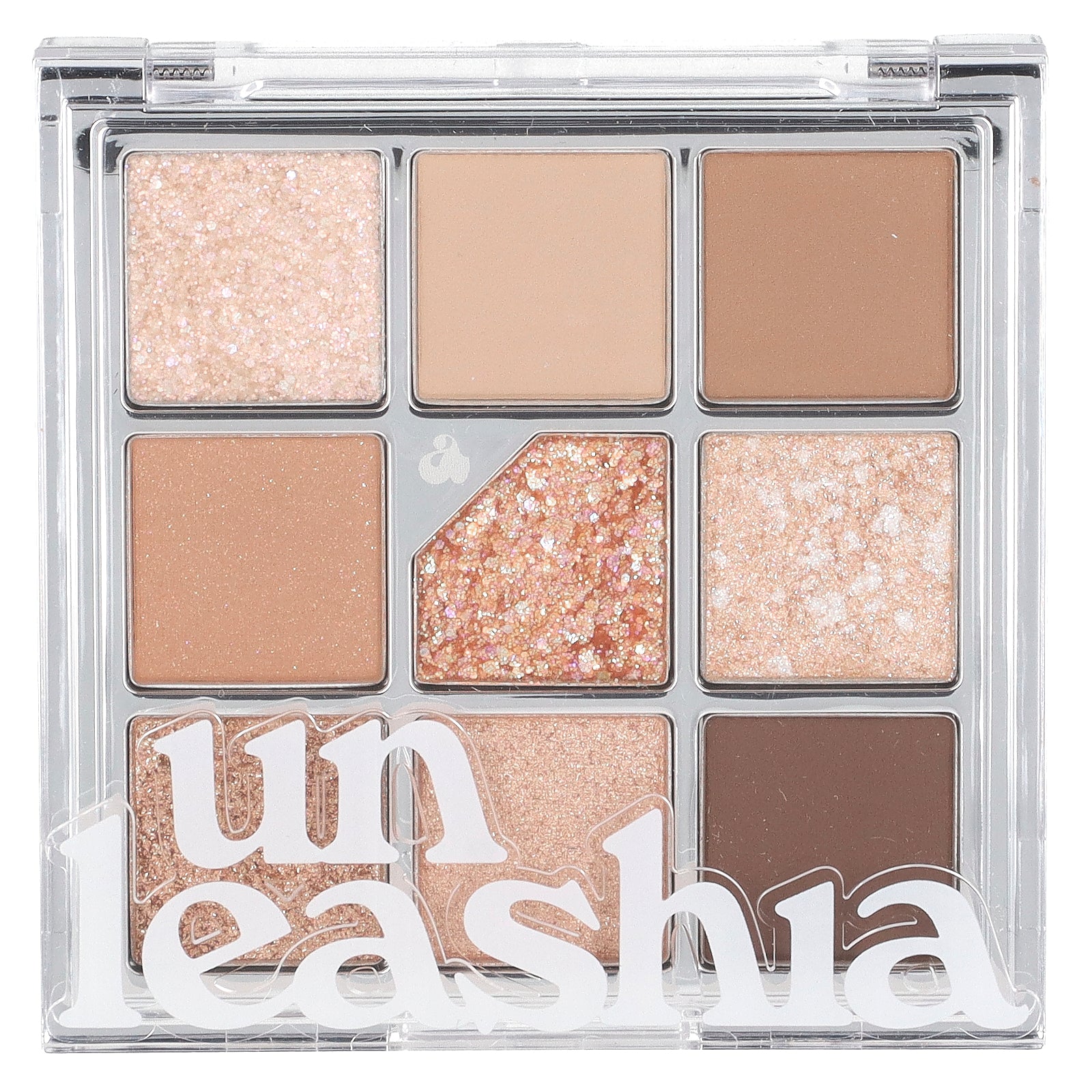 Unleashia, Glitterpedia Eyeshadow Palette, No.2 All of Brown, 0.28 oz