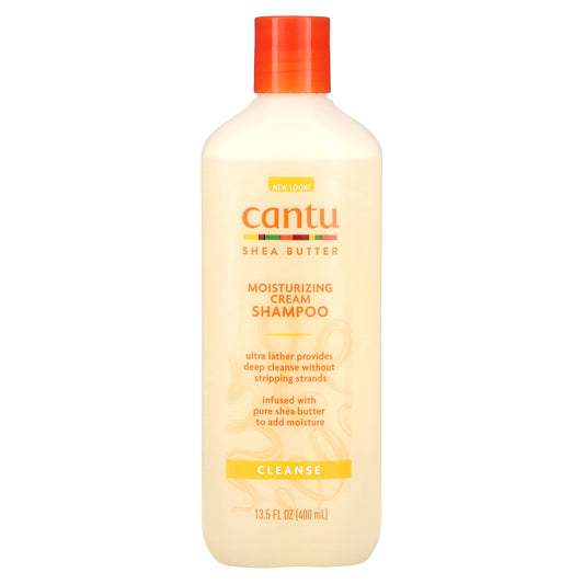 Cantu, Shea Butter, Moisturizing Cream Shampoo, 13.5 fl oz (400 ml)