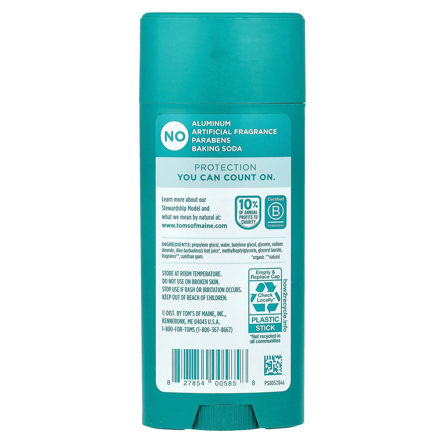 Tom's of Maine, Aluminum Free Deodorant, Eucalyptus Mint, 3.25 oz (92 g)