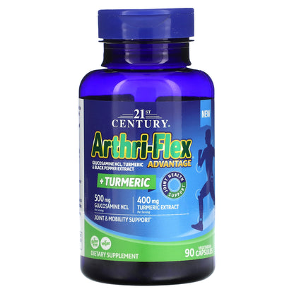 21st Century, Arthri-Flex Advantage + Turmeric, 90 Vegetarian Capsules