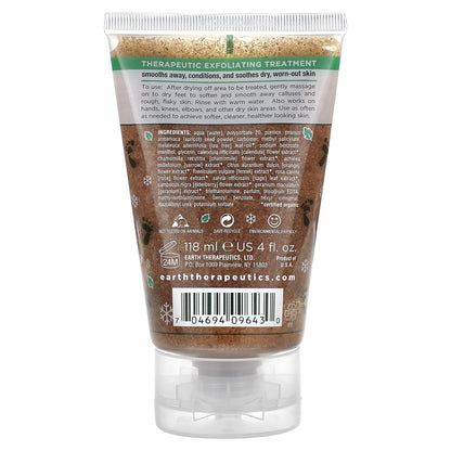 Earth Therapeutics, Basics, Refreshing Foot Scrub, Therapeutic Exfoliator, 4 fl oz (118 ml)