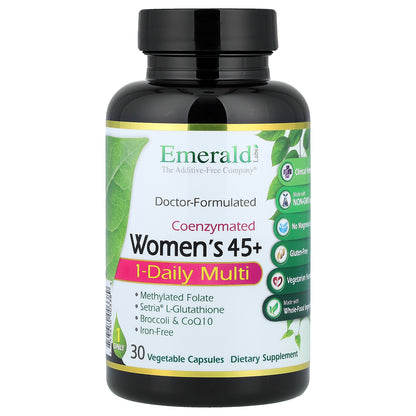 Emerald Laboratories, Coenzymated Women's 45+ 1-Daily Multi, 30 Vegetable Capsules