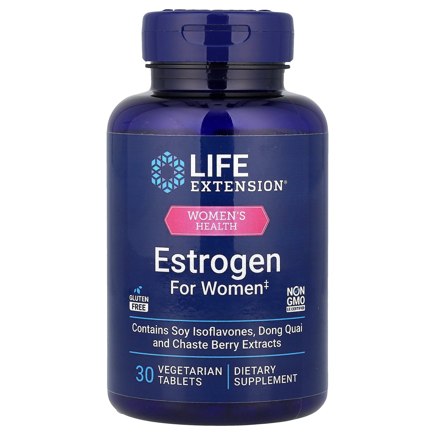Life Extension, Women's Health, Estrogen for Women, 30 Vegetarian Tablets