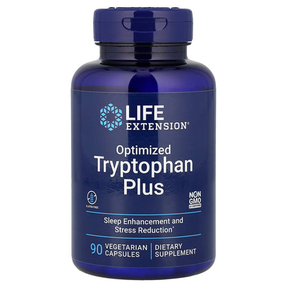 Life Extension, Optimized Tryptophan Plus, 90 Vegetarian Capsules