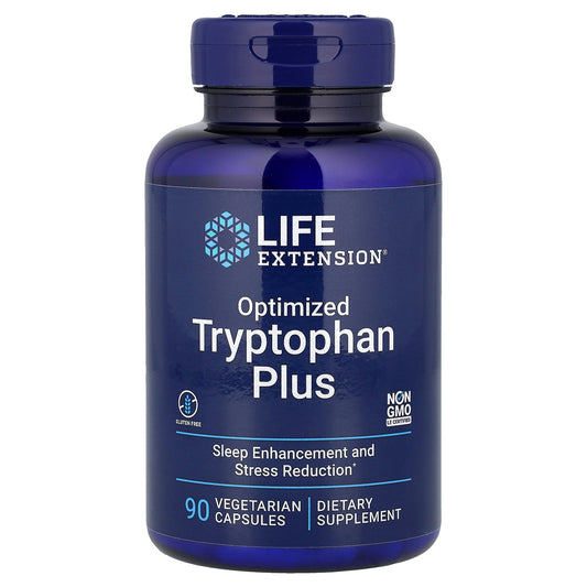 Life Extension, Optimized Tryptophan Plus, 90 Vegetarian Capsules