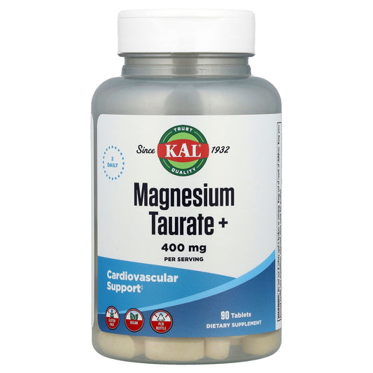 KAL, Magnesium Taurate+, 90 Tablets