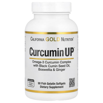 California Gold Nutrition, CurcuminUP™, 90 Fish Gelatin Softgels